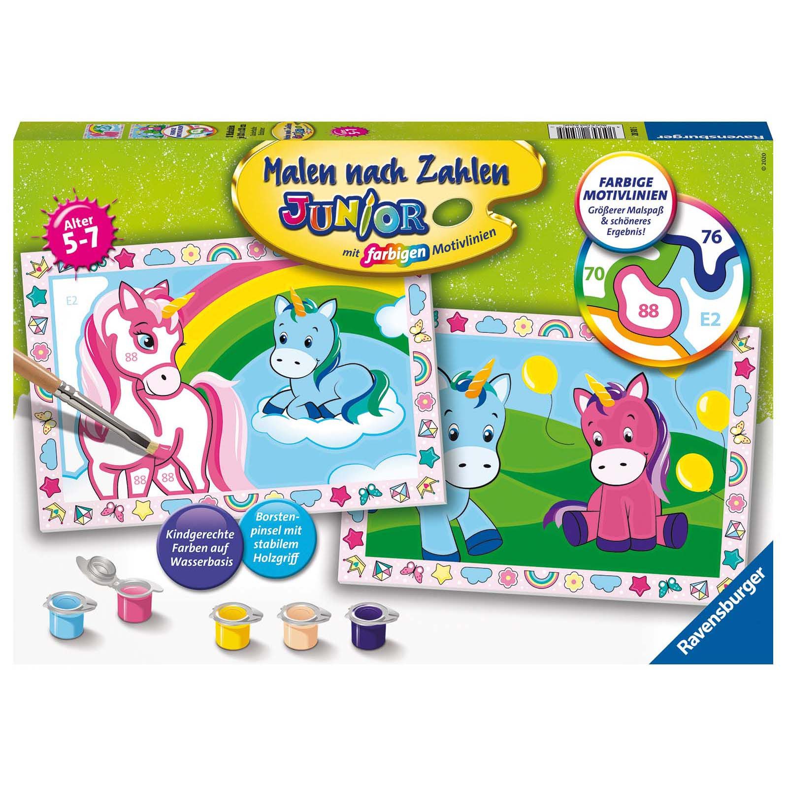 Ravensburger Verlag GmbH Malen nach Zahlen Ravensburger Malen nach Zahlen Zauberhafte Einhörner