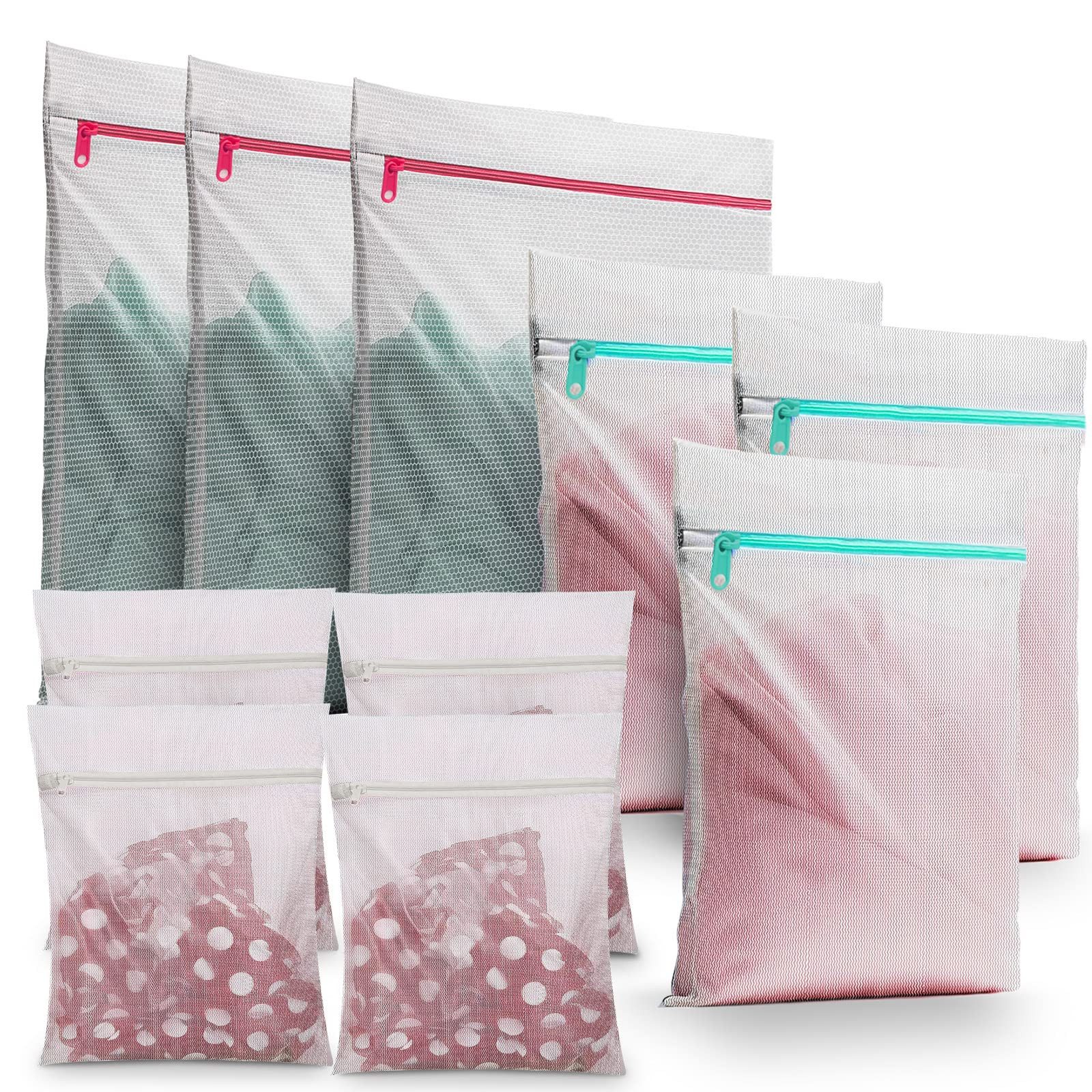 ALARA HOME Wäschenetz für Waschmaschine Wäschenetze Wäschesack Wäschebeutel Reißverschluss,(10-St), Schmutzwäsche Reise Kinder Unterwäsche