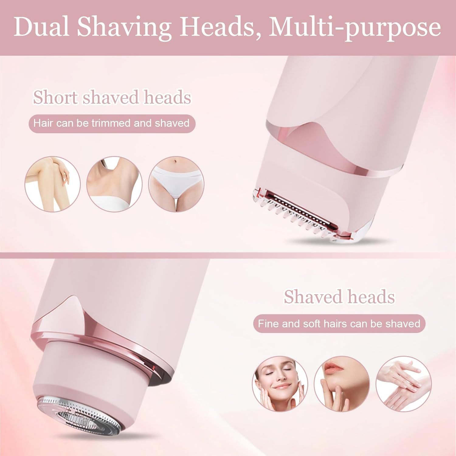 DESUO Haarentferner-Set 2-in-1 Elektrischer Rasierer Damen Bikinitrimmer fü günstig online kaufen