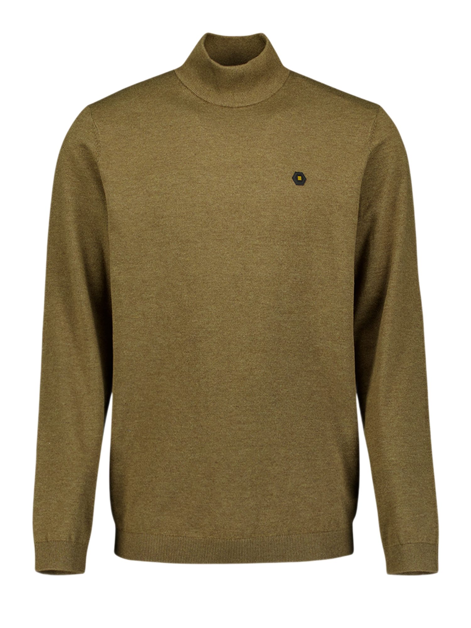 NO EXCESS Strickpullover Men's braun,Casual,Viskose,Unifarben,Rundhals,Langarm,Regular Fit