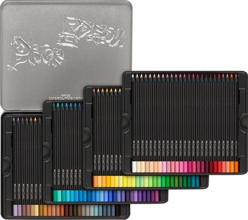 Faber-Castell Künstlerstift Faber-Castell Black Edition Buntstifte - 100er Metalletui