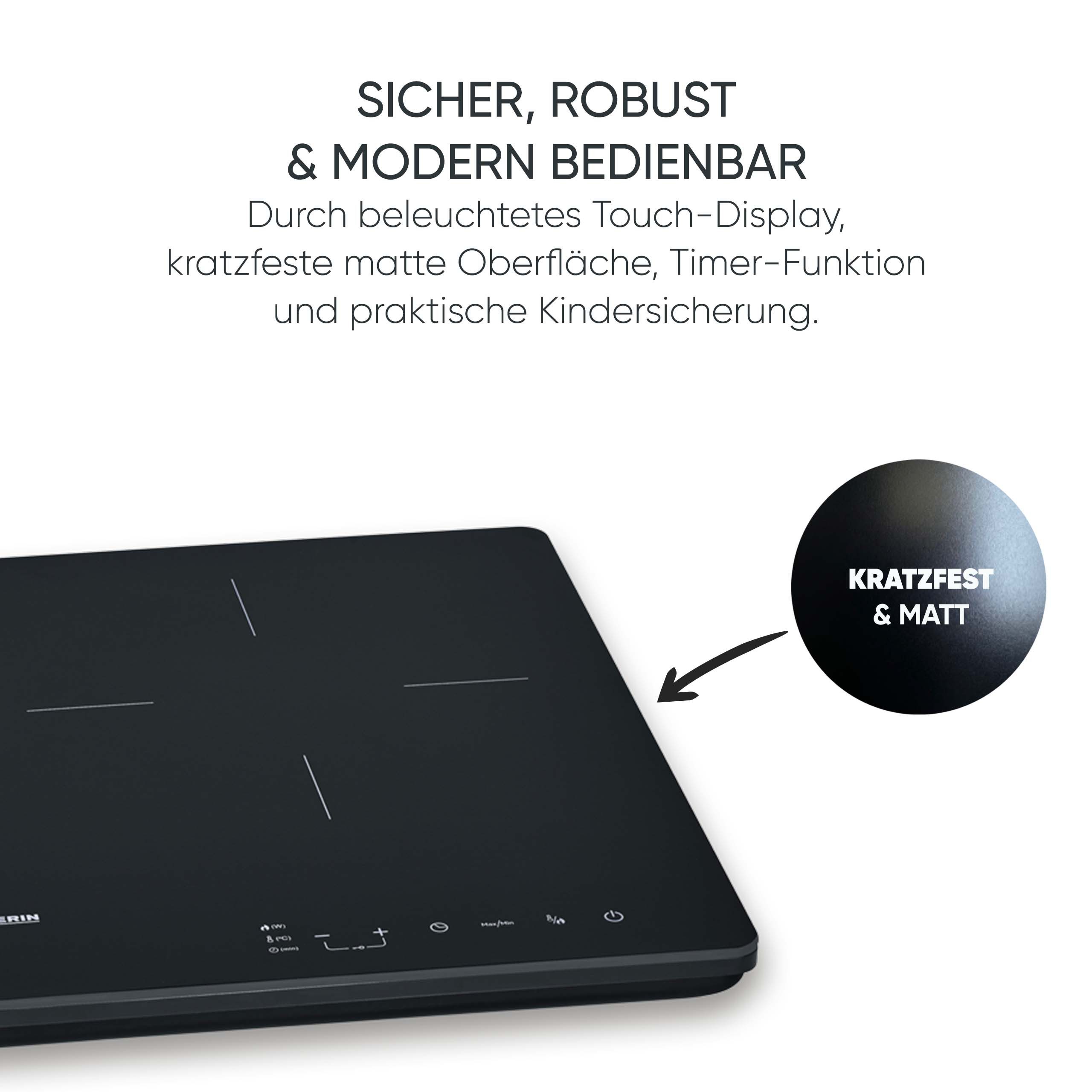 Severin Doppel-Induktionskochplatte DK 1033