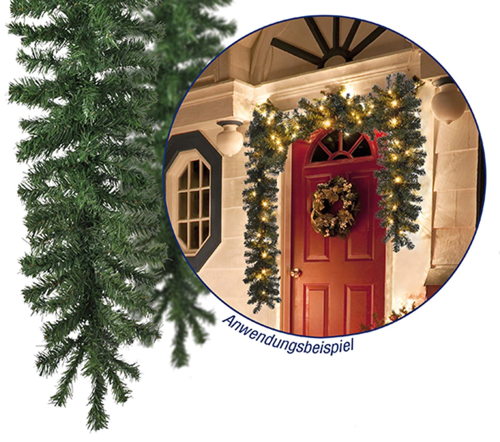 Kunstgirlande Künstliche Tannengirlande Deko 270cm, Haushalt International