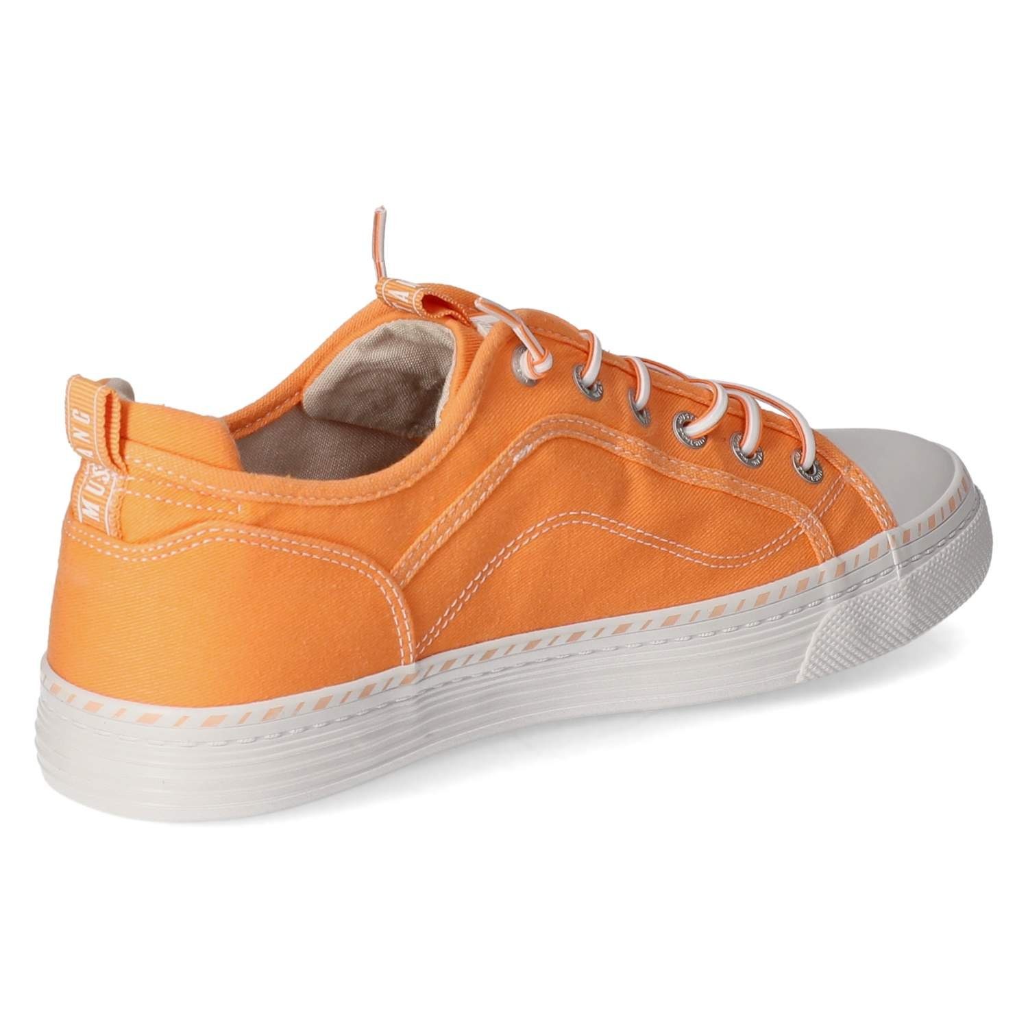 MUSTANG Mustang 1376308-61 Damen Textil orange Schnürschuh