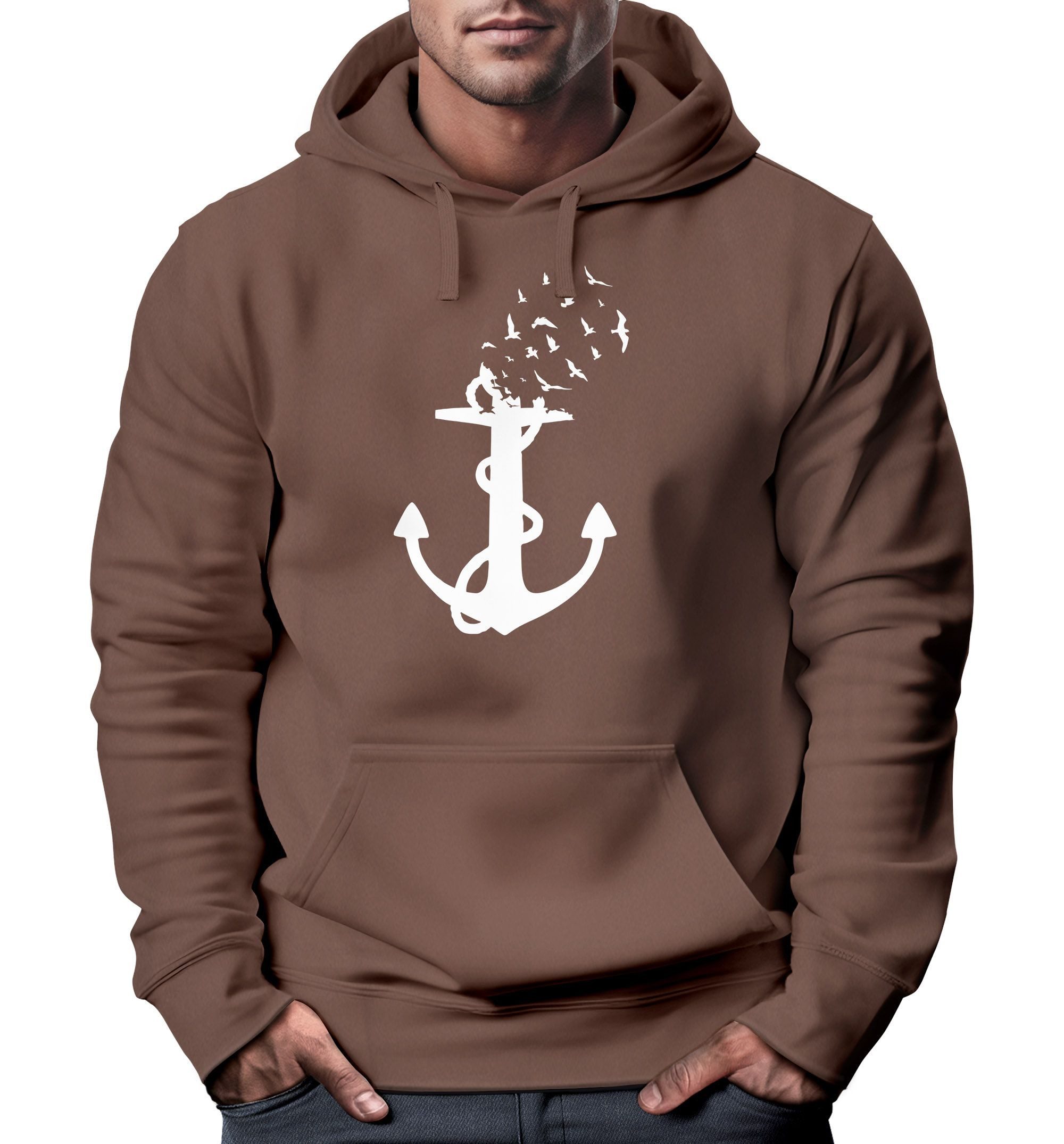 Neverless Hoodie Hoodie Herren Print Aufdruck günstig online kaufen