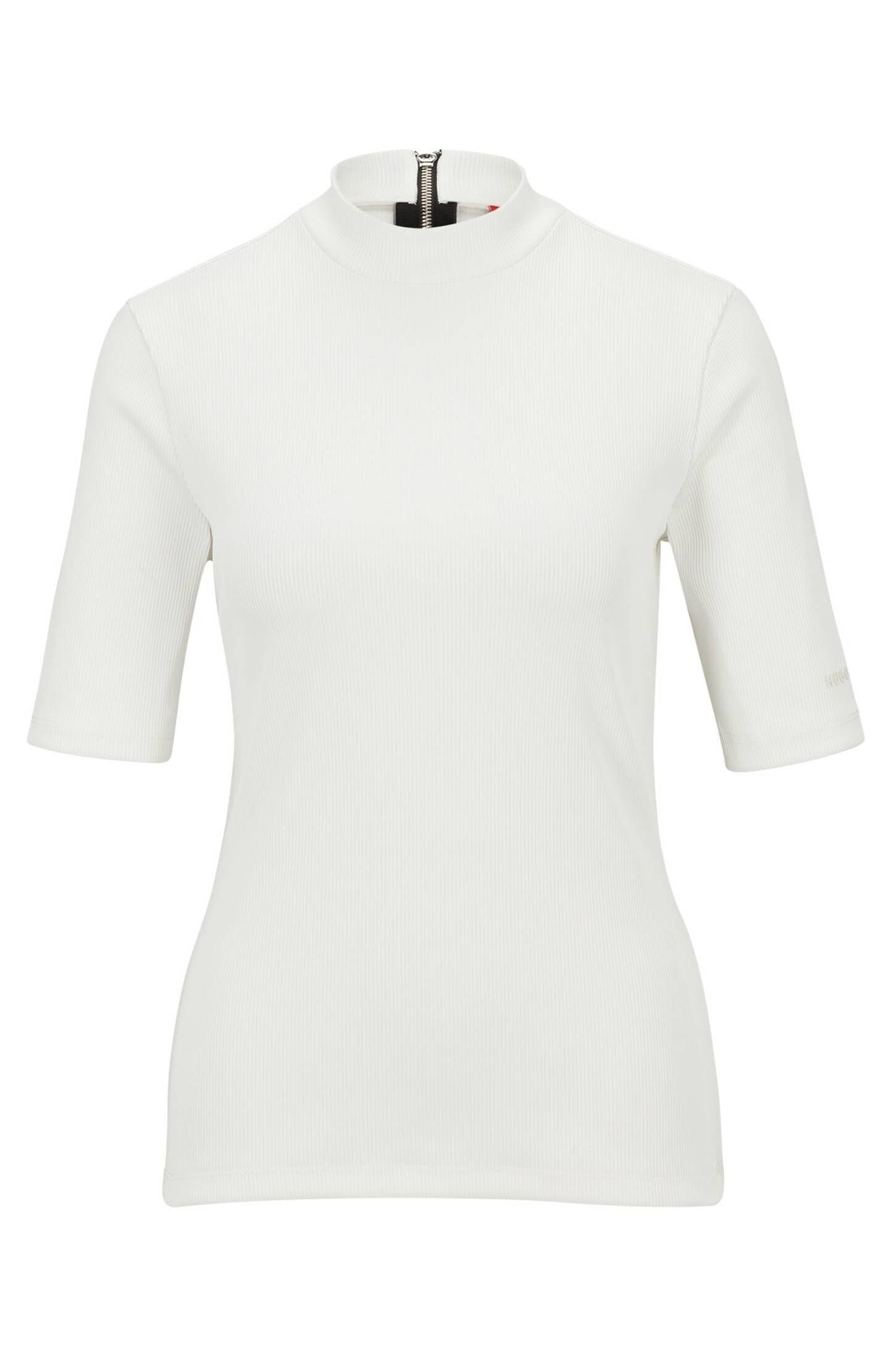 HUGO T-Shirt Damen Shirt DARISELLA (1-tlg) offwhite (20)