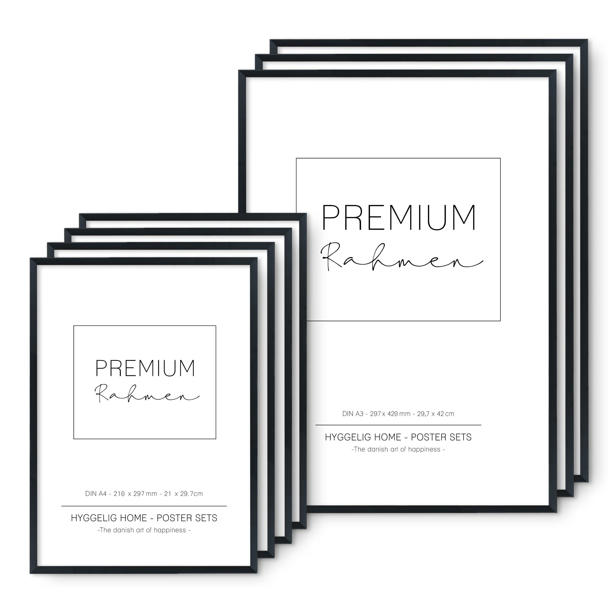 Hyggelig Home Bilderrahmen-Set Premium Fotorahmen Set günstig online kaufen