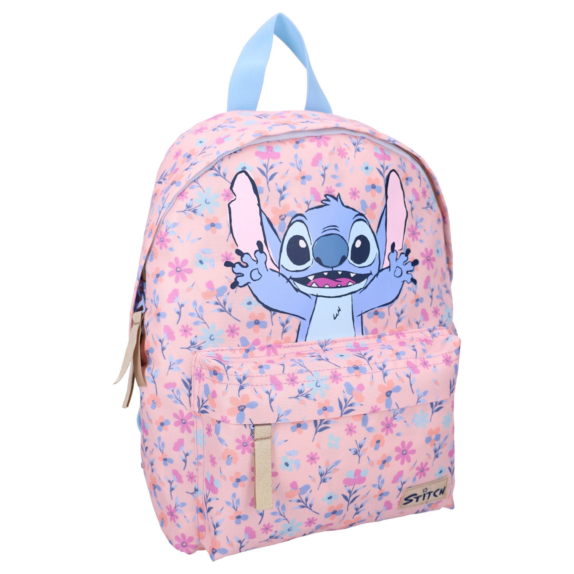 Disney Kinderrucksack Stitch Kinder Rucksack Spring Smiles für Schule und Freizeit