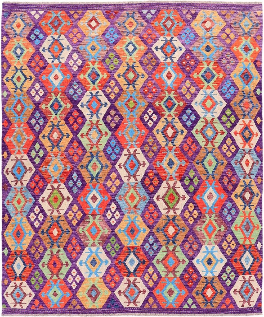 Orientteppich Kelim Afghan Heritage 254x299 Handgewebter Moderner Orientteppich, Nain Trading, rechteckig, Höhe: 3 mm