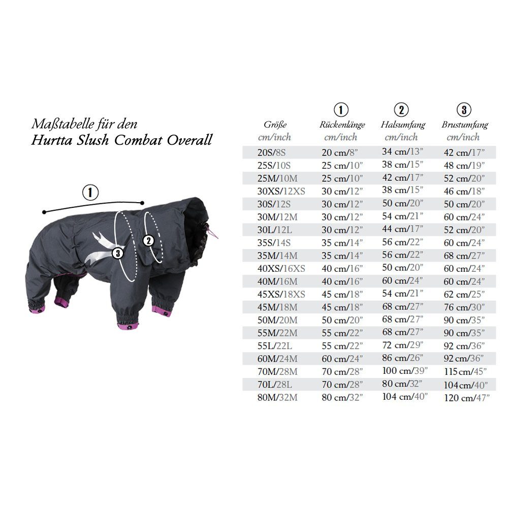 HURTTA Hundeoverall Slush Combat Overall petrol