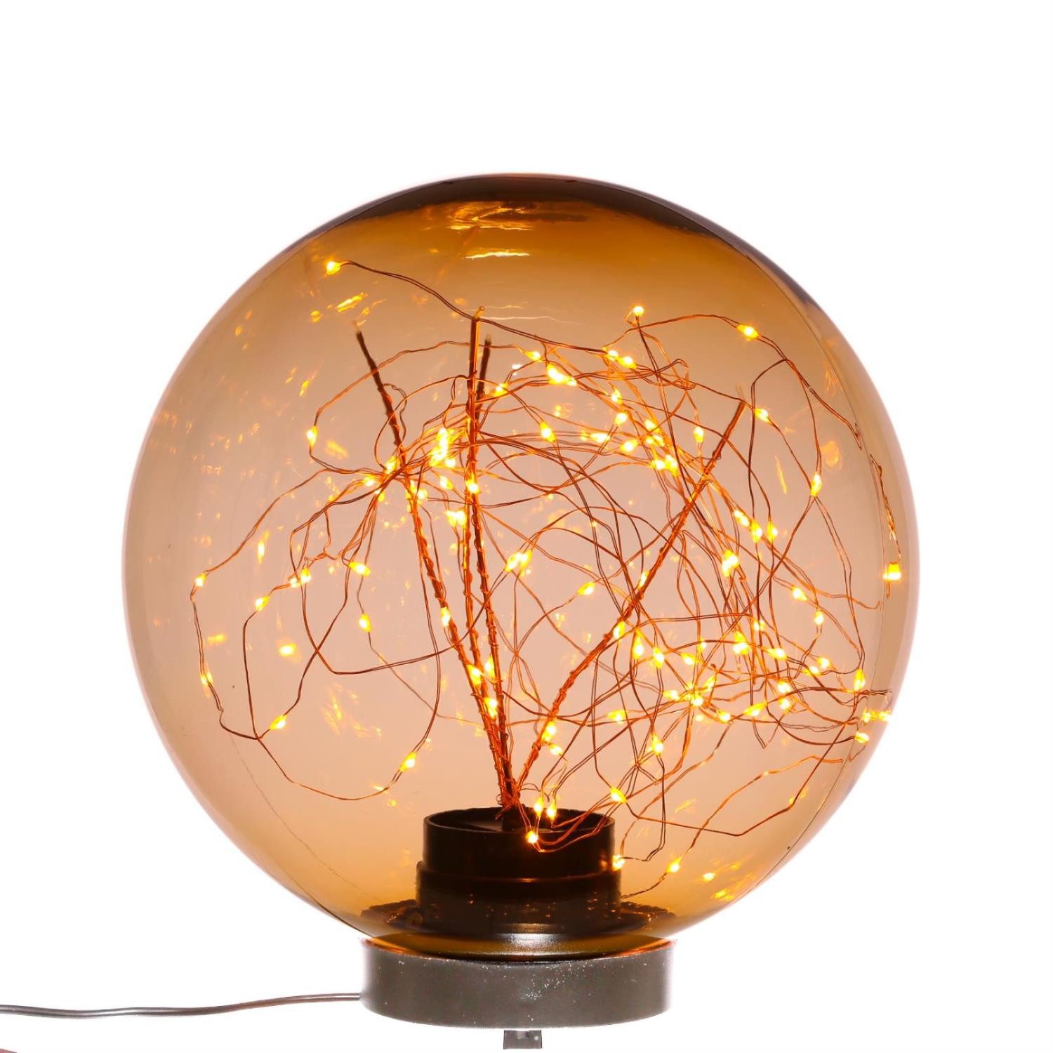 LED Gartenleuchte LED Kugel Leuchte für Boden Weg Terrasse Garten Deko Beleuchtung 25cm