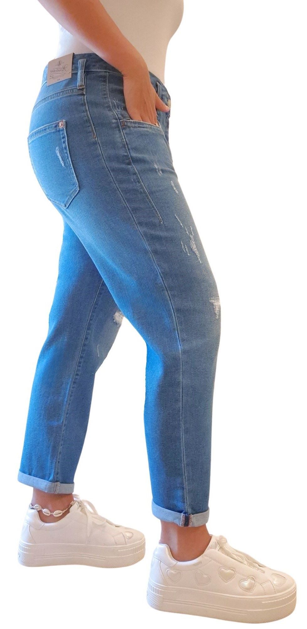 Herrlicher Destroyed-Jeans 5840-D9705, Shyra Tap Denim Comfort mit Destroye günstig online kaufen