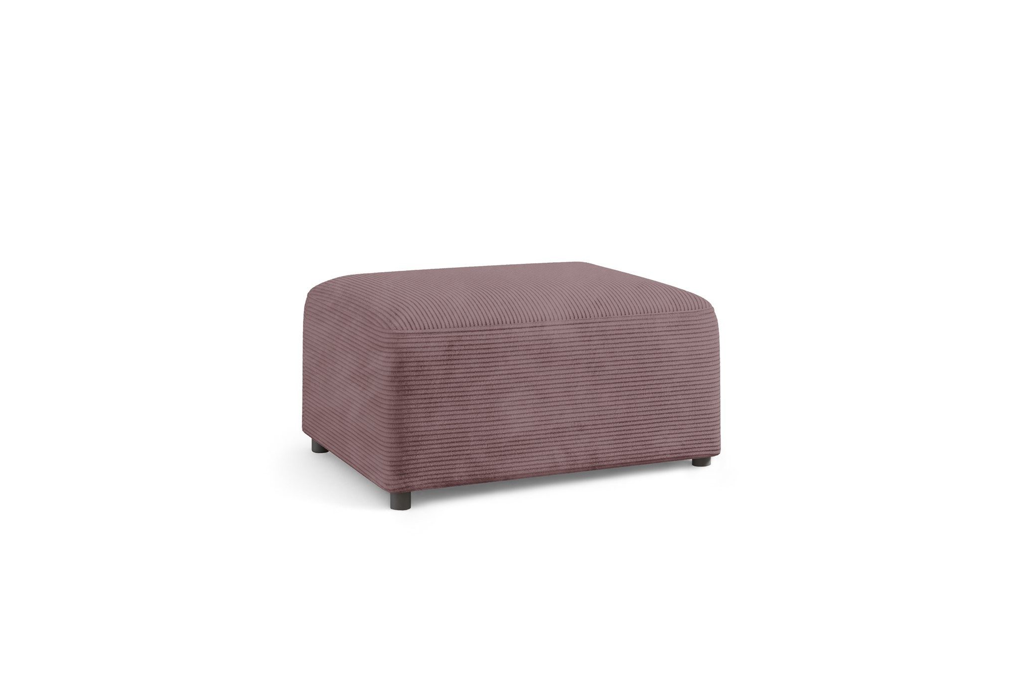 Fun Möbel Диван Designerhocker MEGAN in Stoff Poso, Rundumbezug