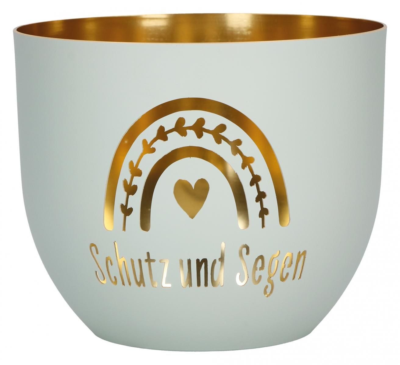 Grußkarte Metallwindlicht - Schutz und Segen
