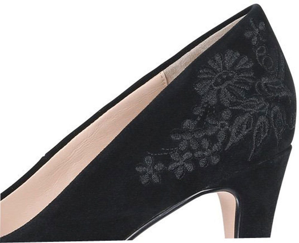 Steinnacher Bärbel Plateau Pumps Trachtenschuh Wildleder Pumps