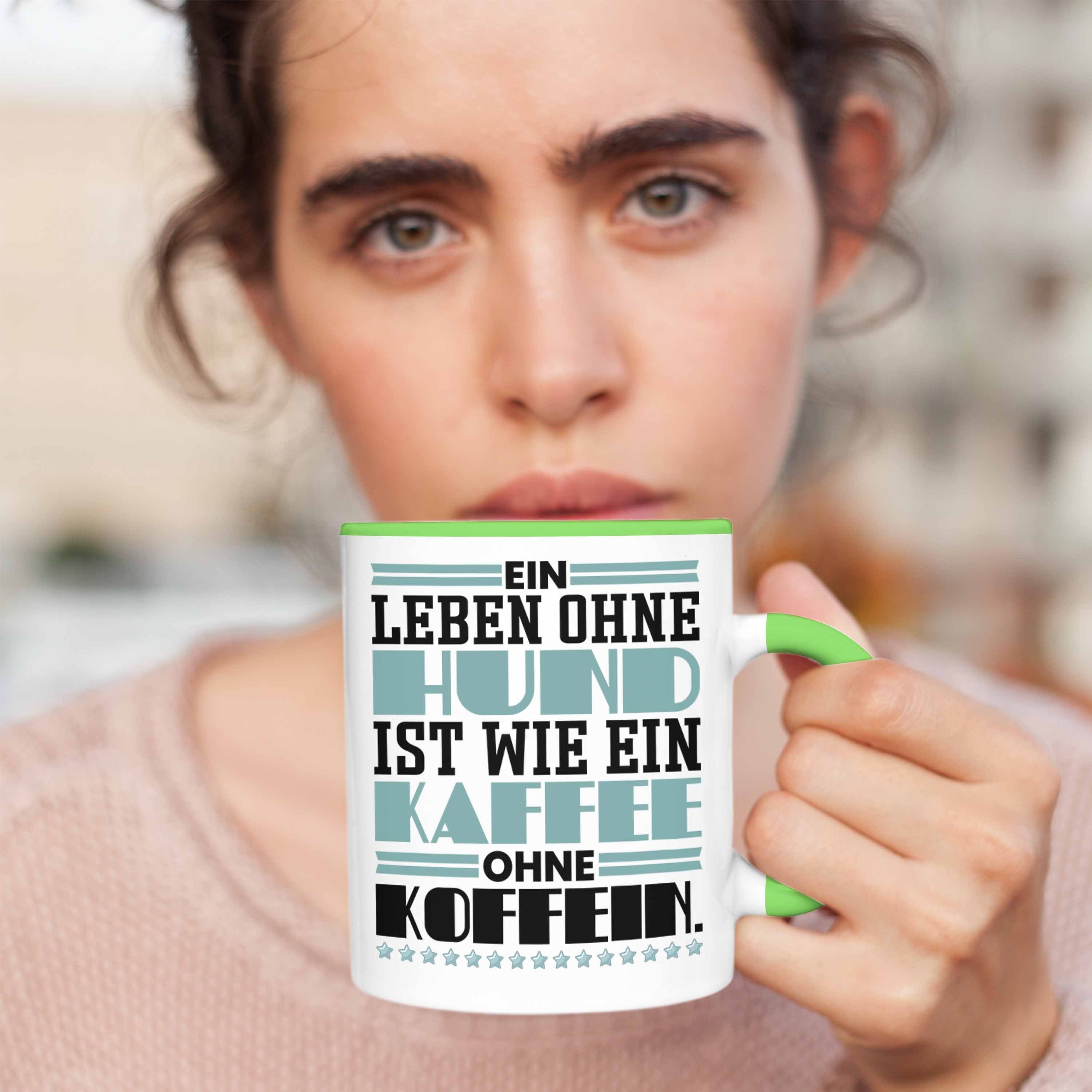 Kaffee Trendation Ohne Leben Wie Tasse Hundebesitzer Grün Hund Tasse Kaffee-Becher Geschenk