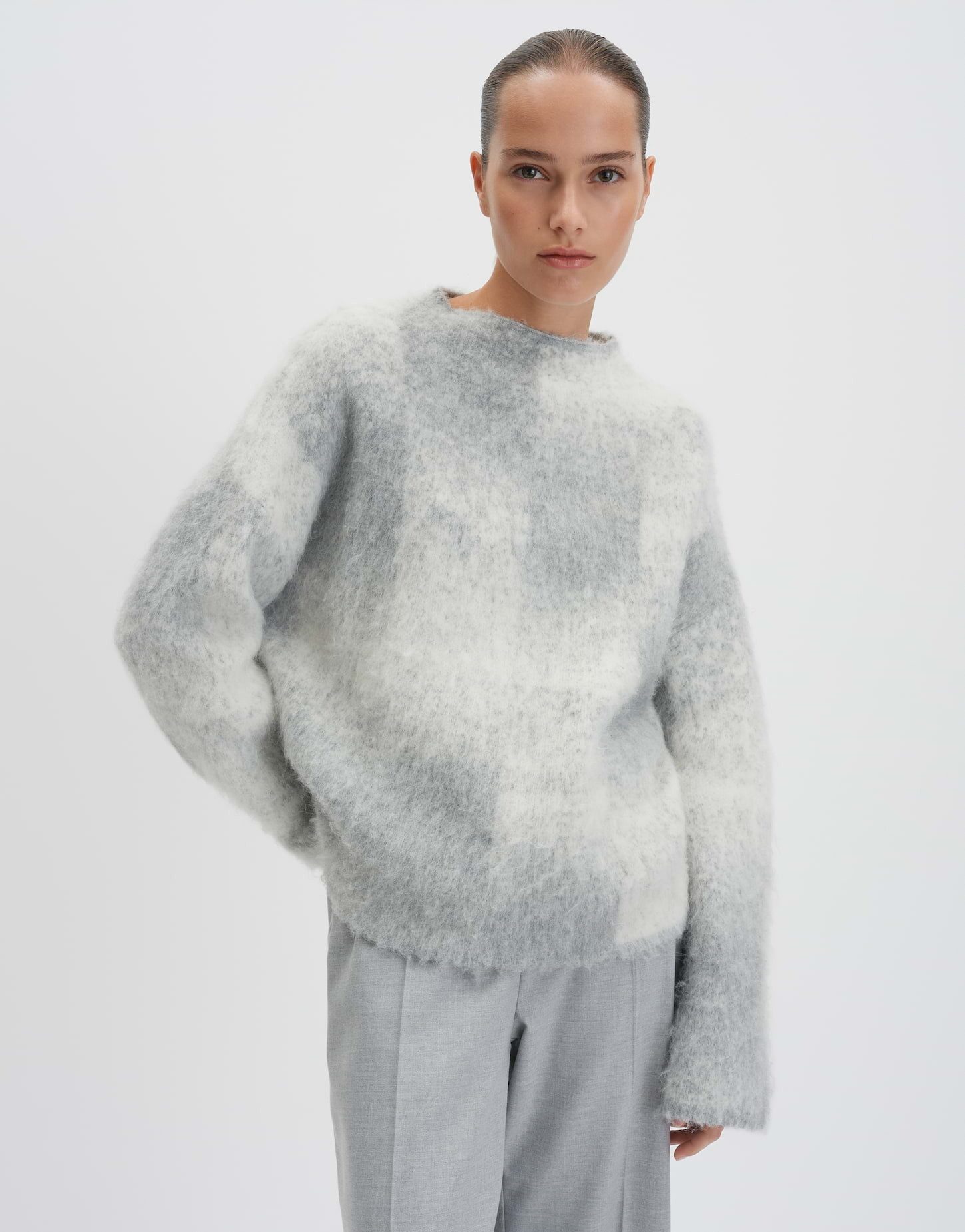 someday Strickpullover TEONIE Loose mit Jacquardmuster günstig online kaufen