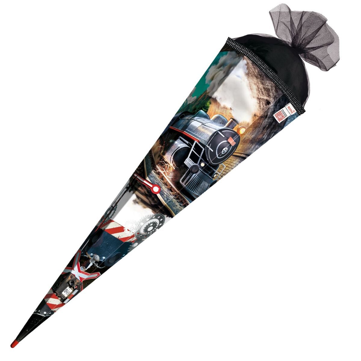 Roth Schultüte Roth Schultüte Dampflok 85cm mit Glitzerborte