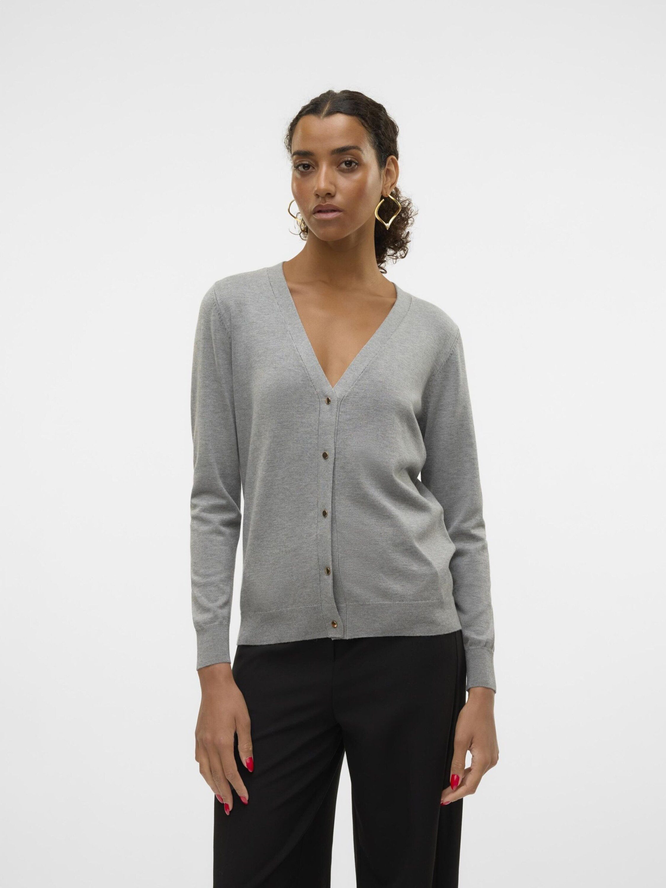 Vero Moda Strickjacke SILJE (1-tlg) Plain/ohne Details günstig online kaufen