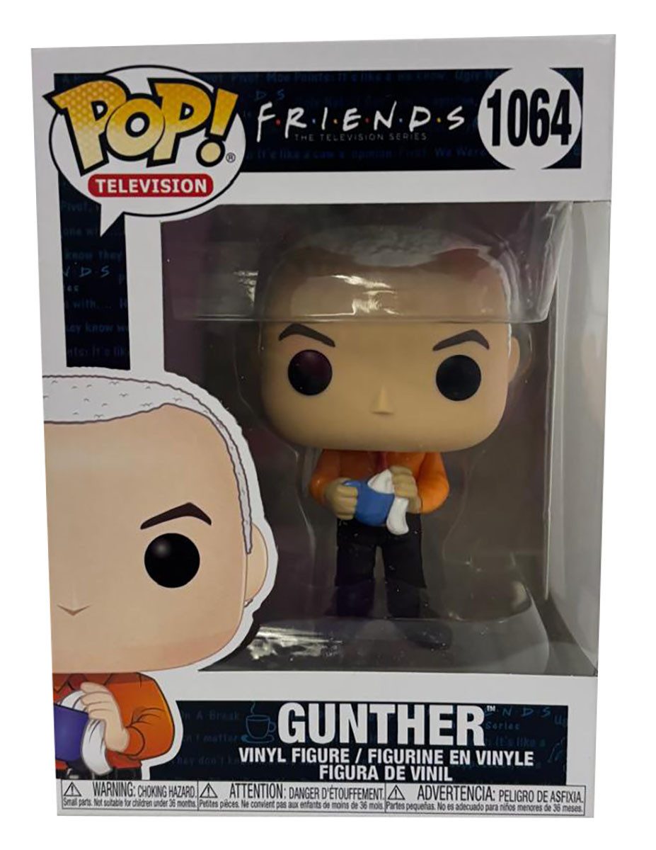 Friends Spielfigur Funko Pop! Television Friends Gunther Vinyl Figur Sammelfigur Comedy