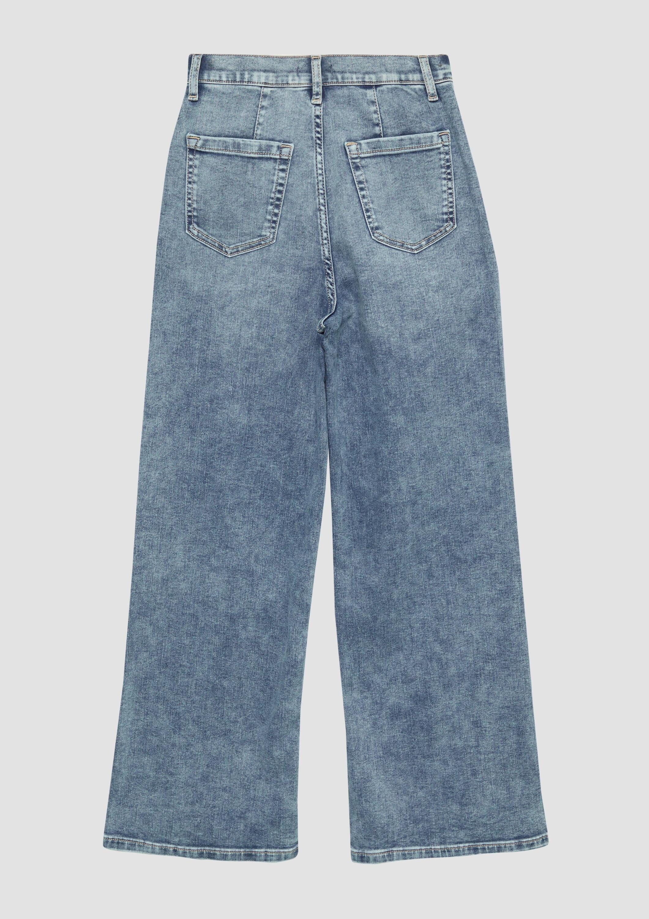 s.Oliver Weite Jeans Jeans-Hose Jeans / Regular Fit / High Rise / Wide Leg – Bild 2 von 4