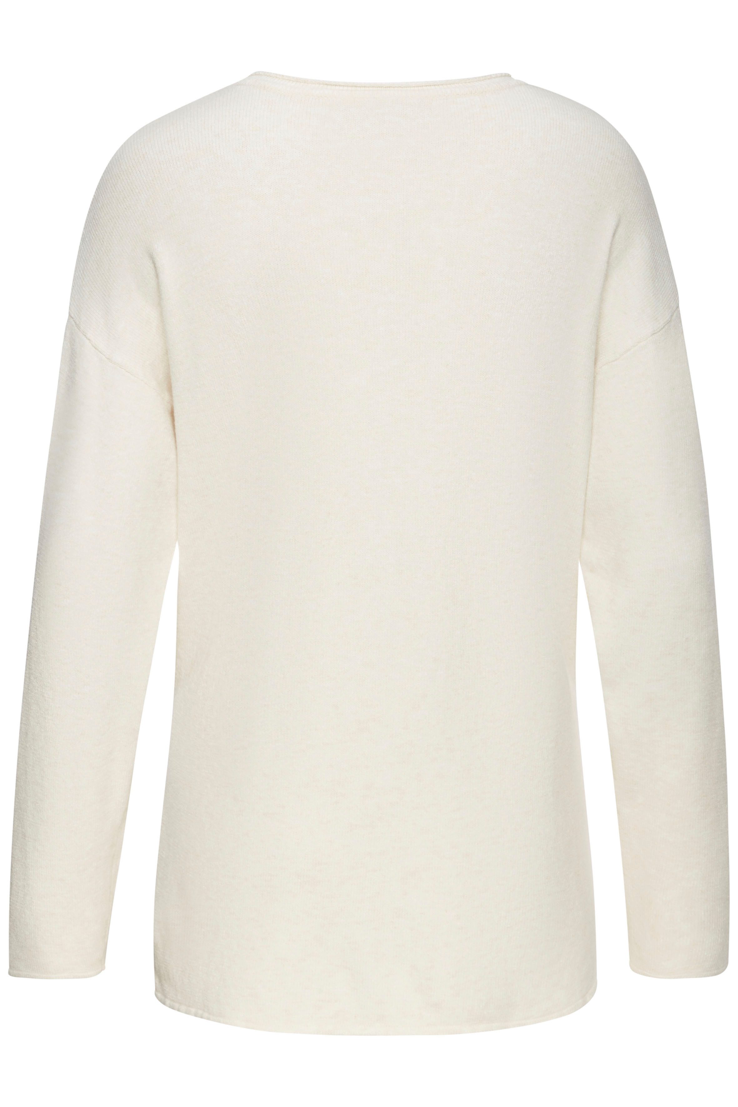 LASCANA Strickpullover lässiger Loungepullover mit seitlichen Schlitz, Loungewear