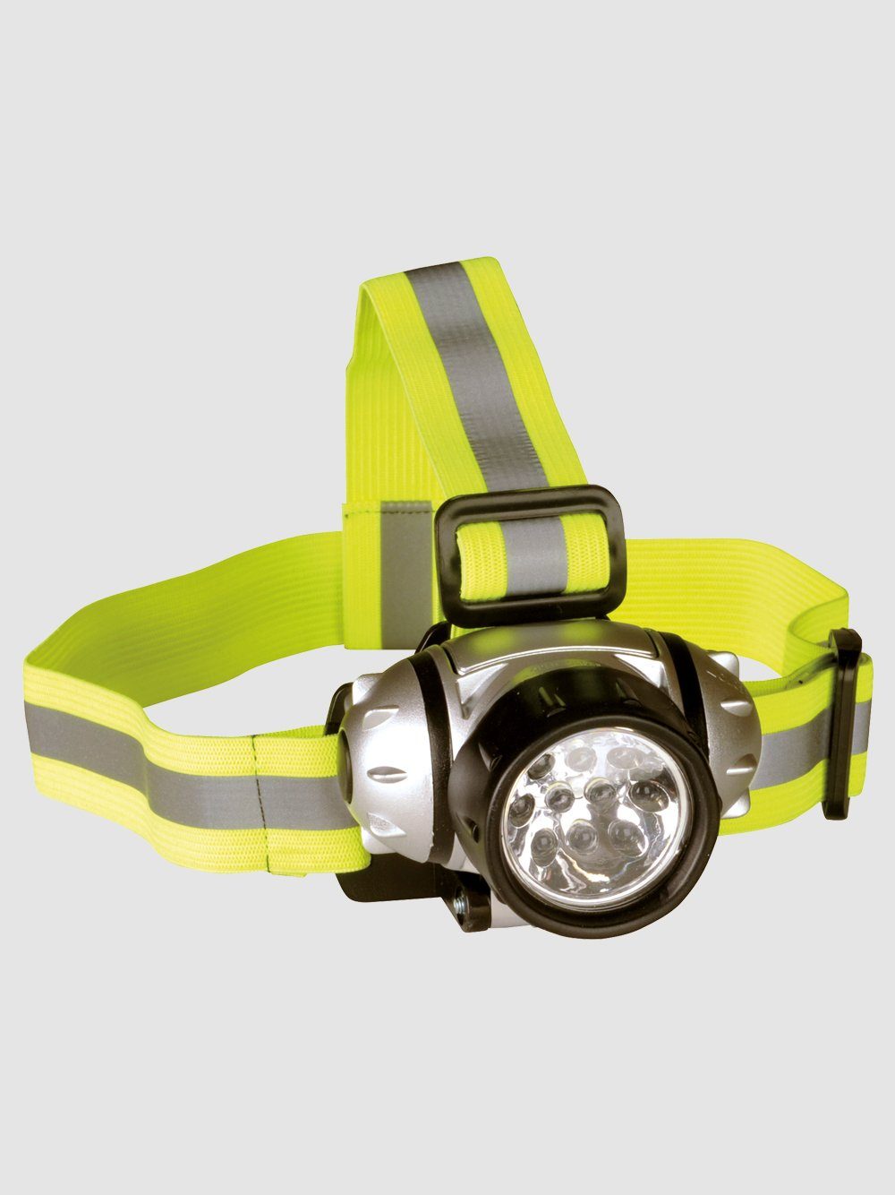 HEITECH LED Stirnlampe LED Kopfscheinwerfer mit 10 LEDs - Ultra helles LED-Licht, verstellbar