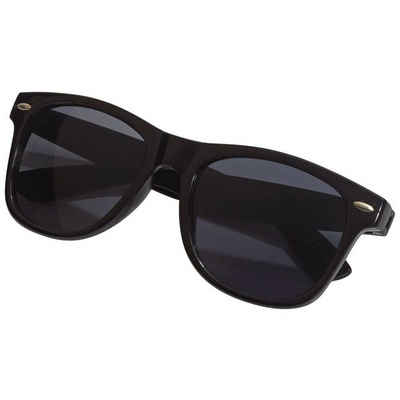 conkor Sonnenbrille »1-10 Sonnenbrille Pilotenbrille Retro Nerd Horn« (1-St) Party, Brille, Schwarz, UV Schutz