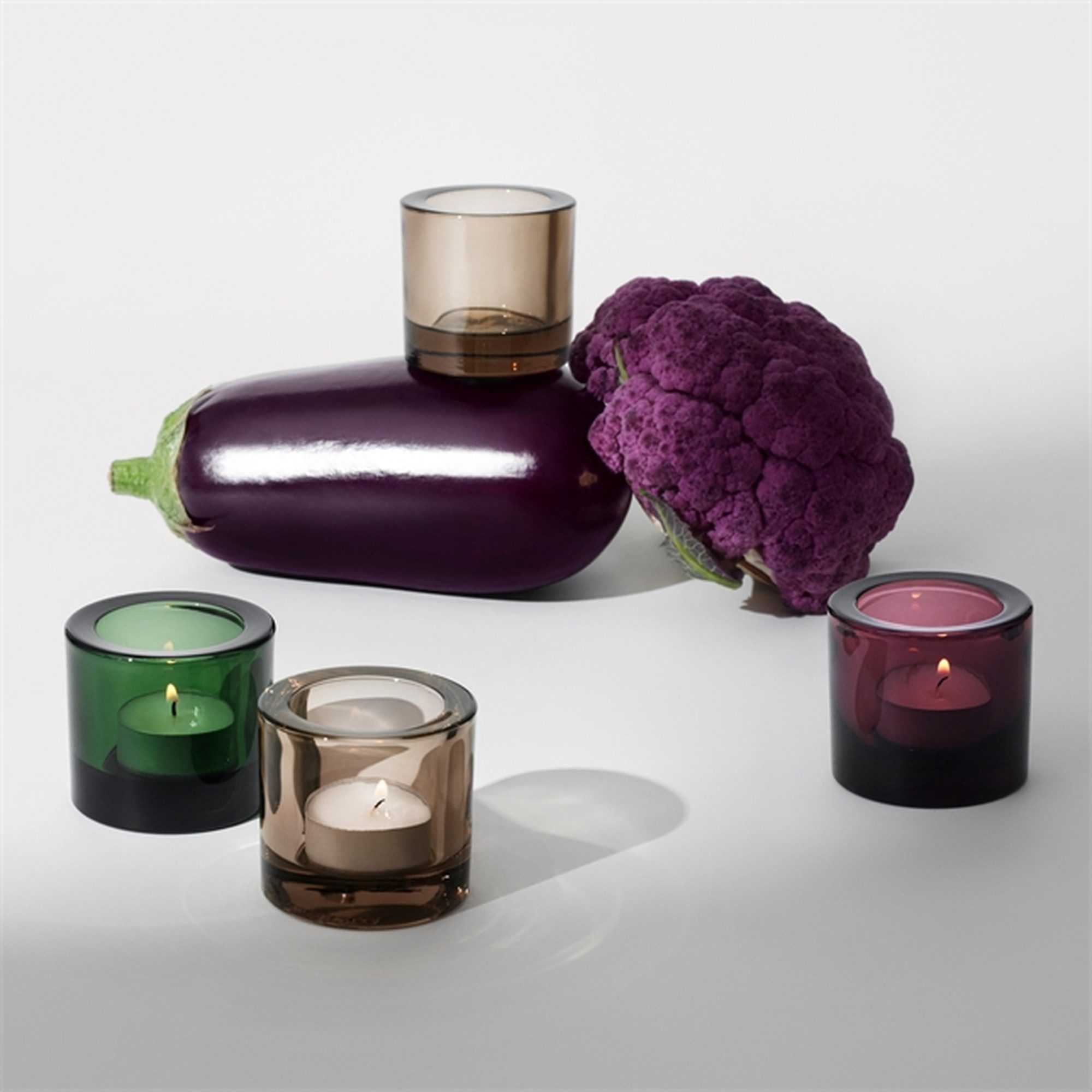IITTALA Windlicht Iittala Kivi Windlicht 60mm Grau