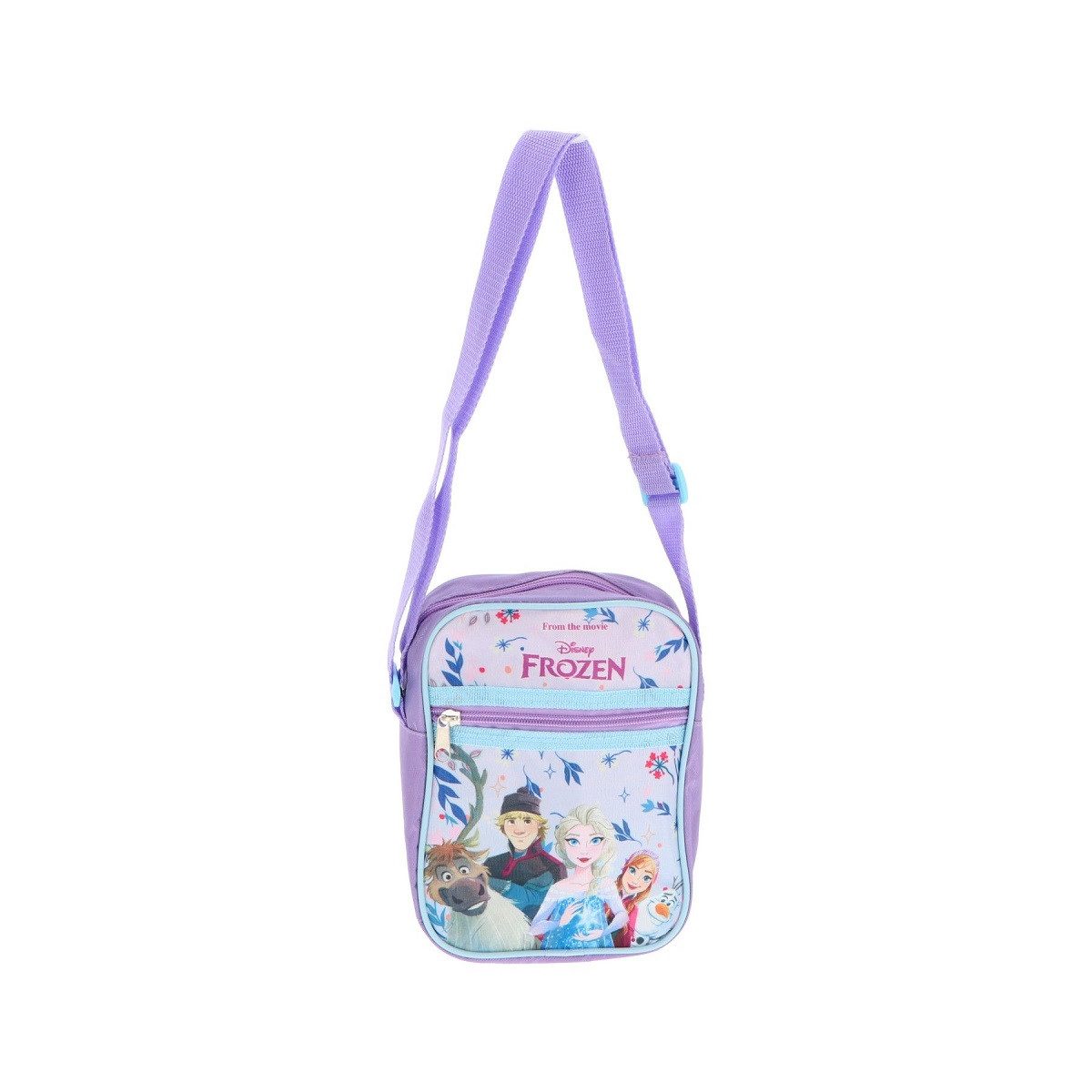 Textiel Trade B.V. Umhängetasche Kinder – Disney Schultertasche Elsa & Anna Motiv (1-tlg), ideal für Schule und Reisen, perfekt für Snacks oder Сумкиgeld