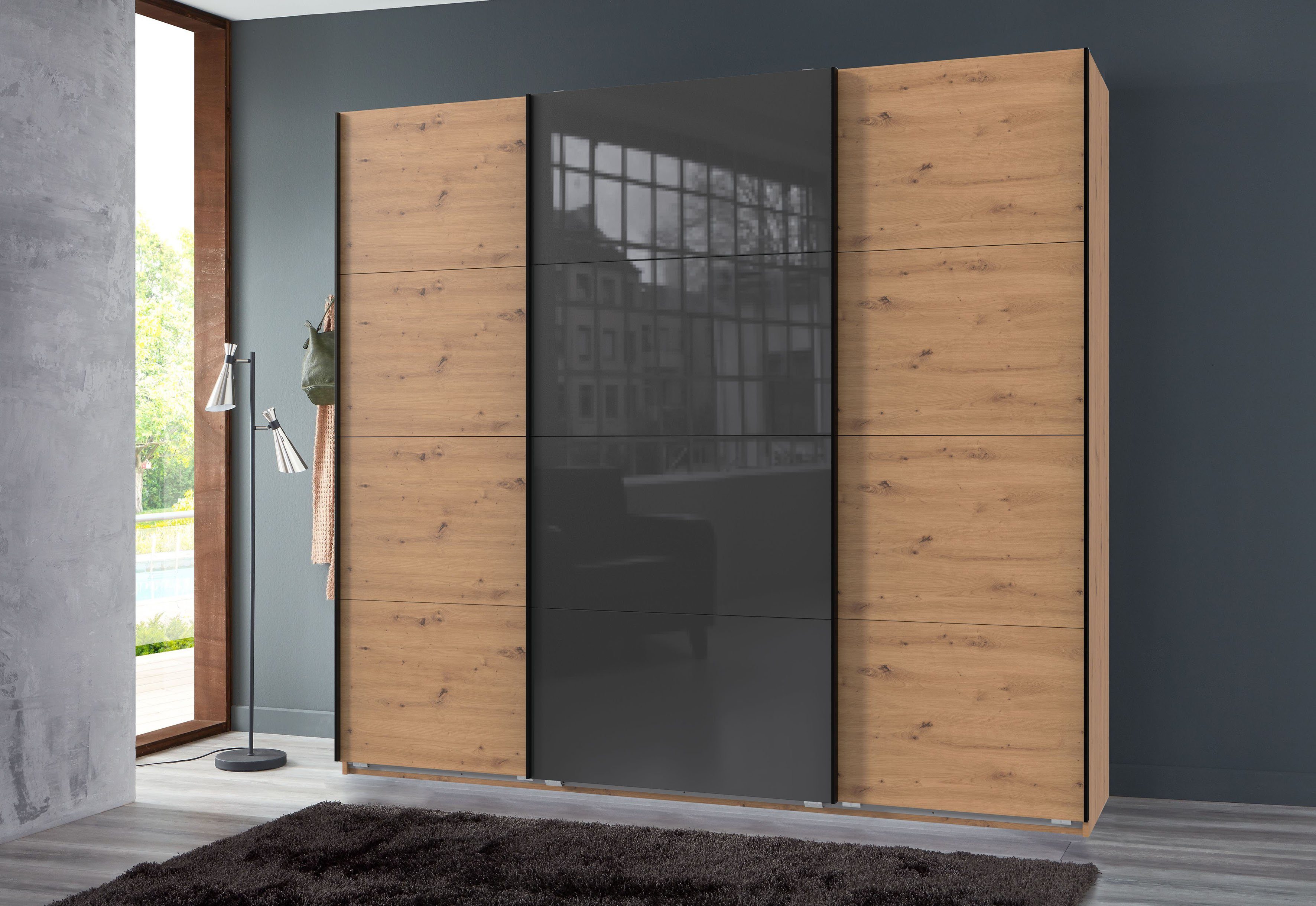 Wimex Schwebetürenschrank "Norderstedt", INKLUSIVE 2 Stoffboxen und 2 zusät günstig online kaufen