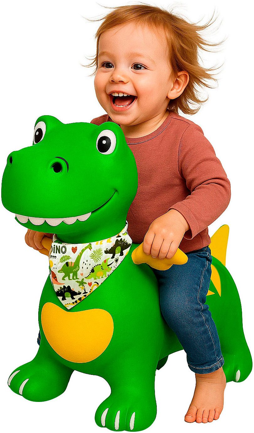 Jamara Hüpftier Dino mit Flügel HoppyDoo, mit Pumpe