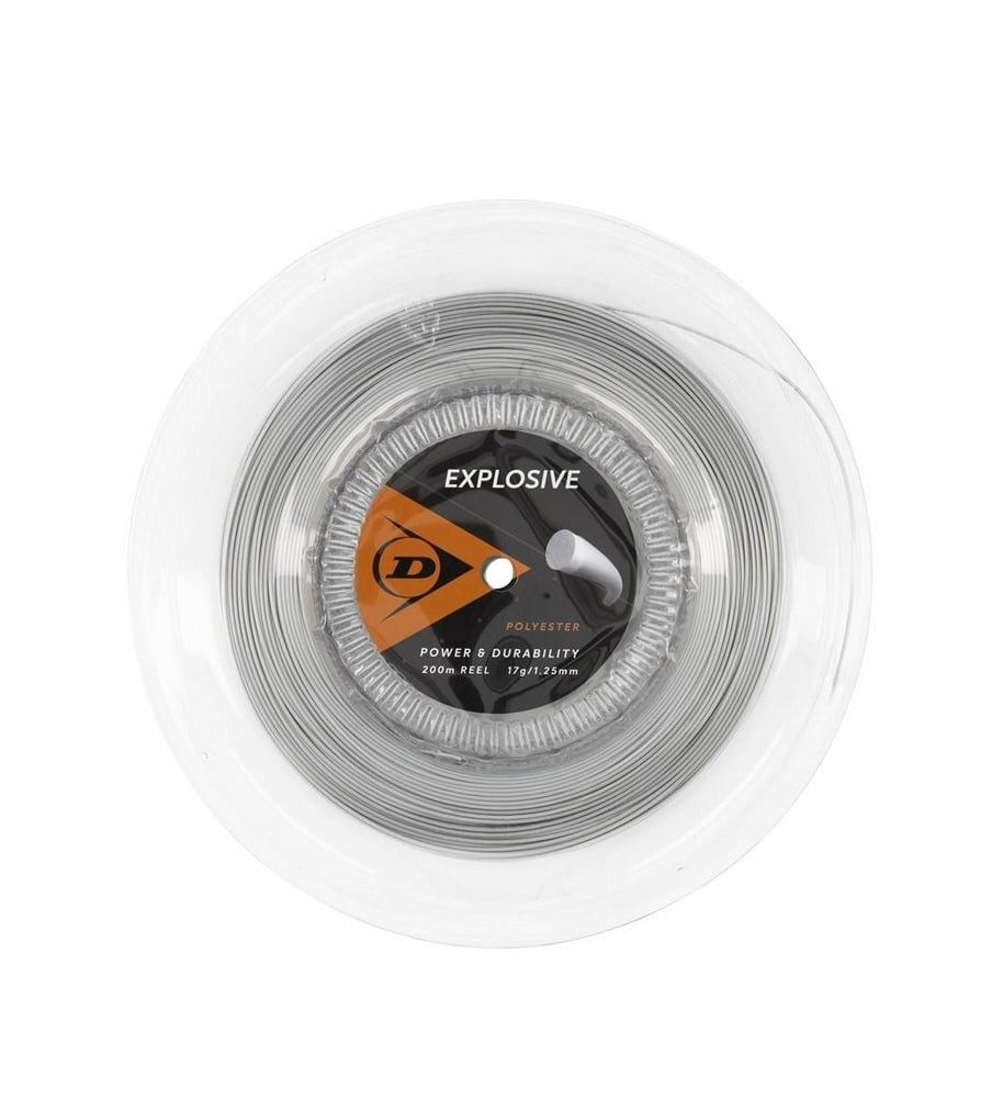 Tennissaite Explosive (Haltbarkeit) silber 200m Rolle