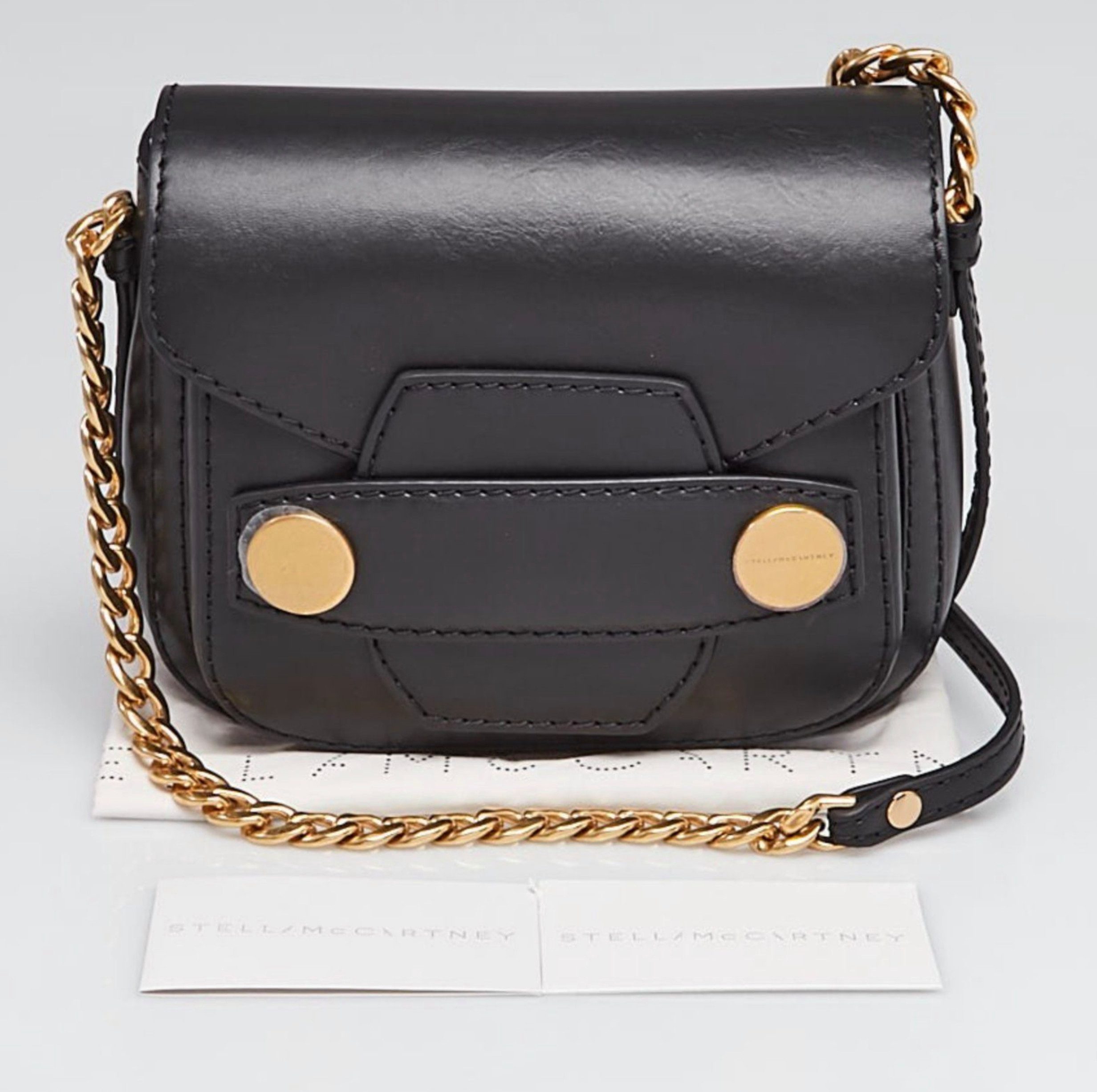 Stella McCartney Schultertasche ECO NAPPA POPPER Shoulder Bag Tasche Schultertasche