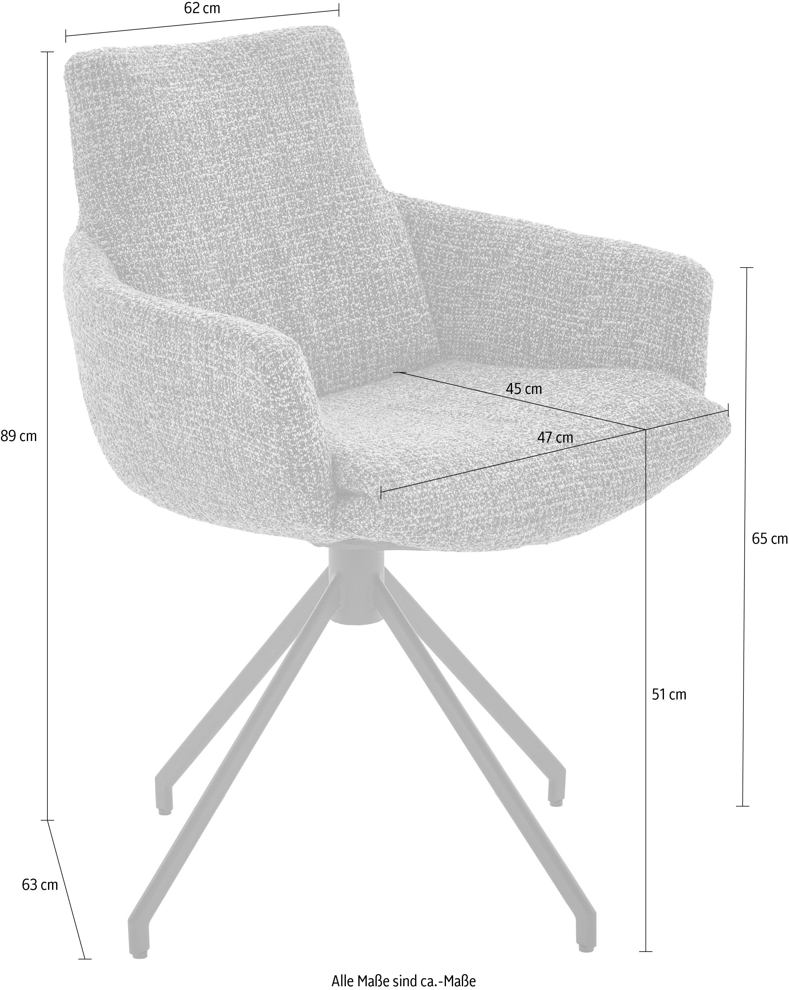 NIEHOFF SITZMÖBEL Esszimmerstuhl, 2er Set, Bezug günstig online kaufen