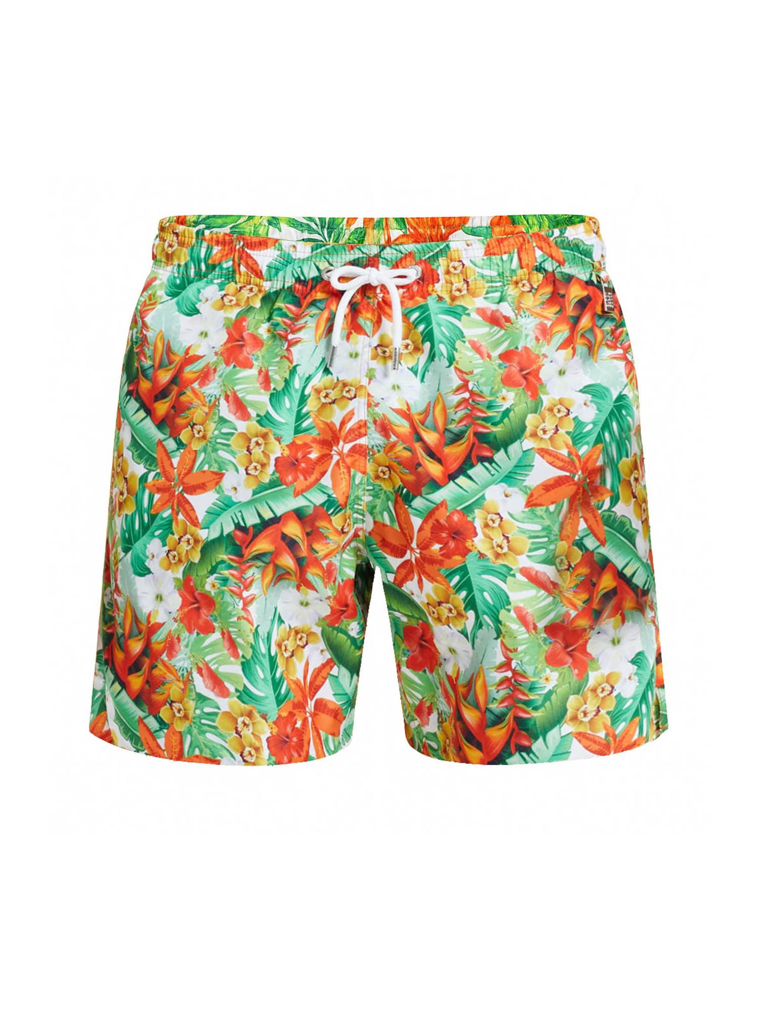 BlackSpade Badeshorts Summer Prints mit kurzem Bein locker geschnittene Schwimmhose