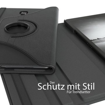 EAZY CASE Tablet-Hülle Rotation Case Samsung Galaxy Tab A 10.5 10,5 Zoll, Hülle 360° drehbar mit Standfunktion Etui Anti-Kratz Tasche Schwarz