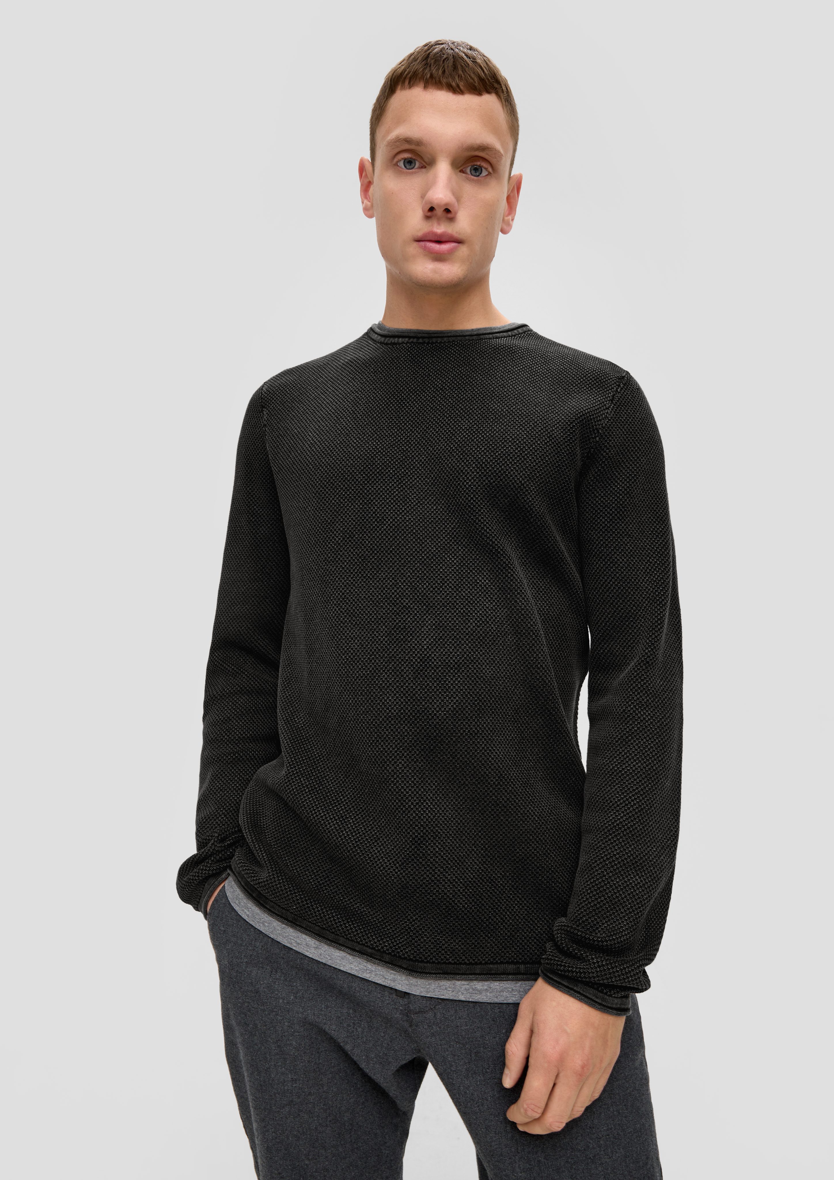 Strickpullover Strickpullover aus reiner Baumwolle