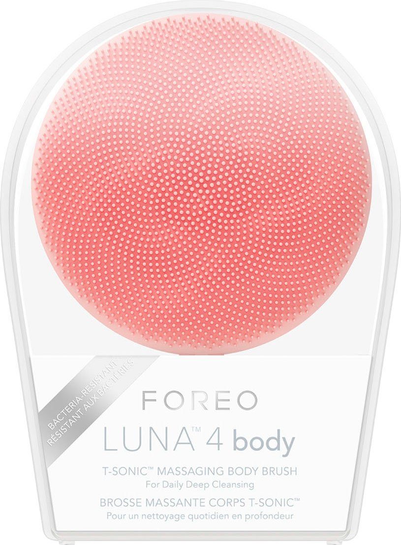Elektrische Perfect FOREO Hautpflegebürste 4 LUNA™ body Peach