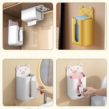 FIDDY Papiertuchbox Toilettenpapierbox ohne Stanzen, Rollenpapier-Toilettenaufbewahrung