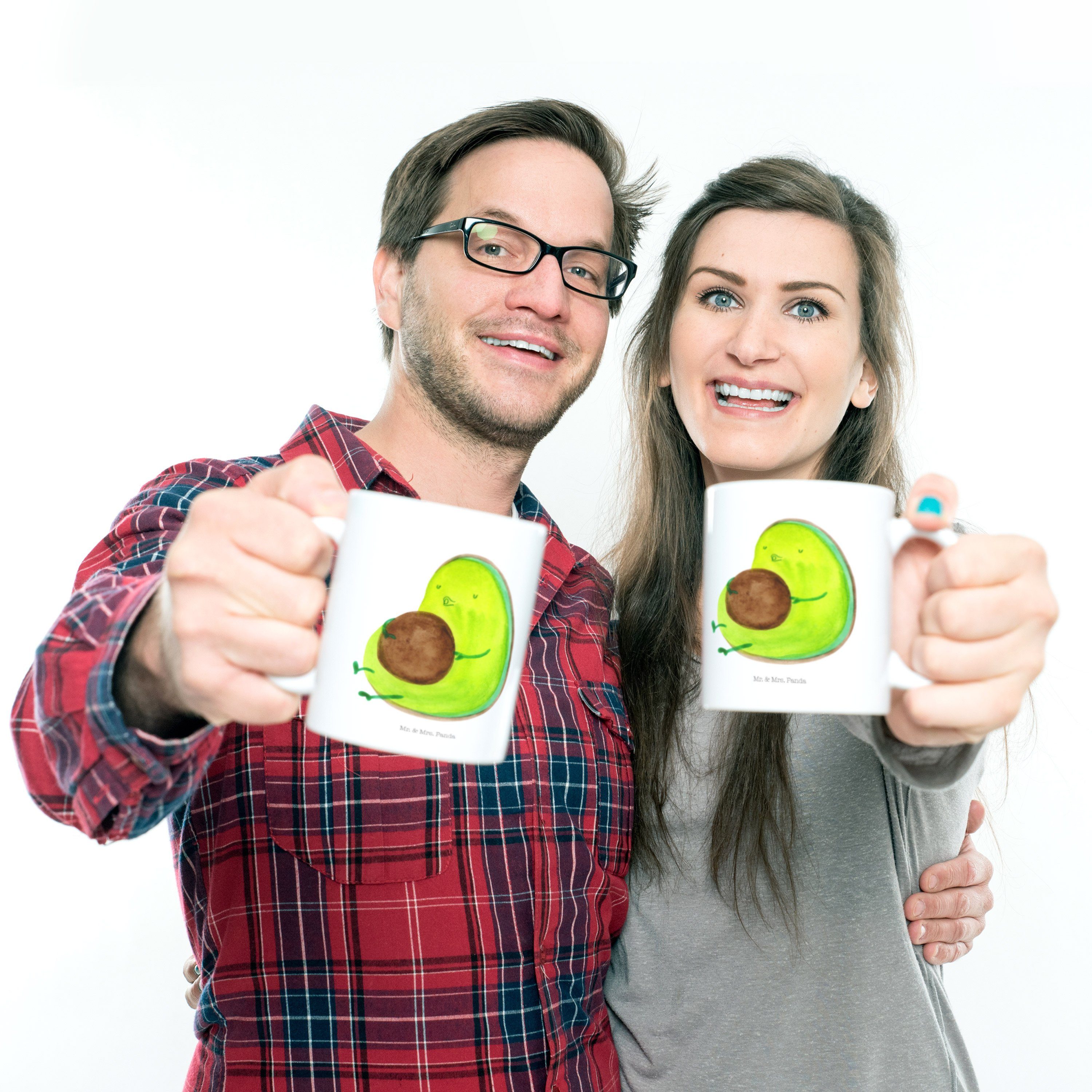 Gesund, Weiß - Mr. Kunststoff Kinderbecher pfeifen, Panda Geschenk, & Ernährung, pfeift Avocado - schwang, Mrs.