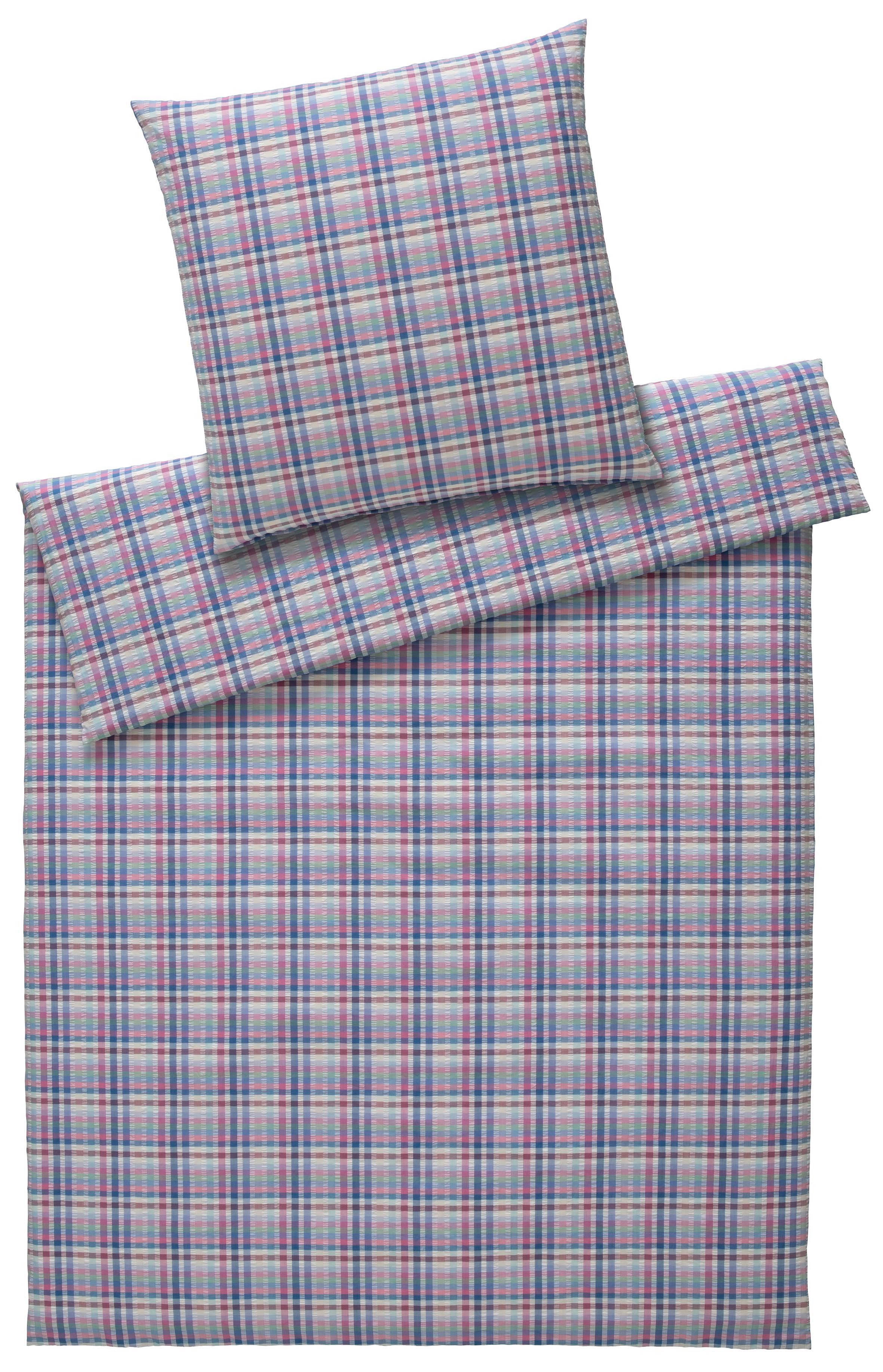 Elegante Bettwäsche Gudhjem, Seersucker, 2 teilig, angenehmes Hautgefühl