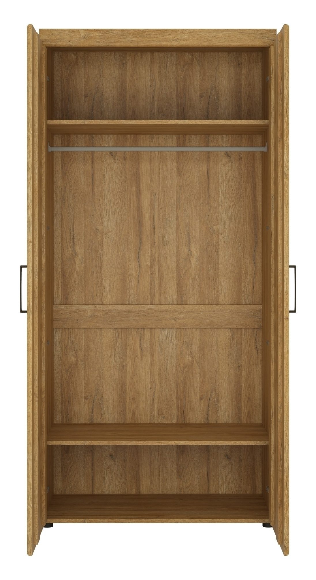 freiraum Kleiderschrank CORTINA in Grandson Eiche Dekor - 92,8x195x57,9 (BxHxT)