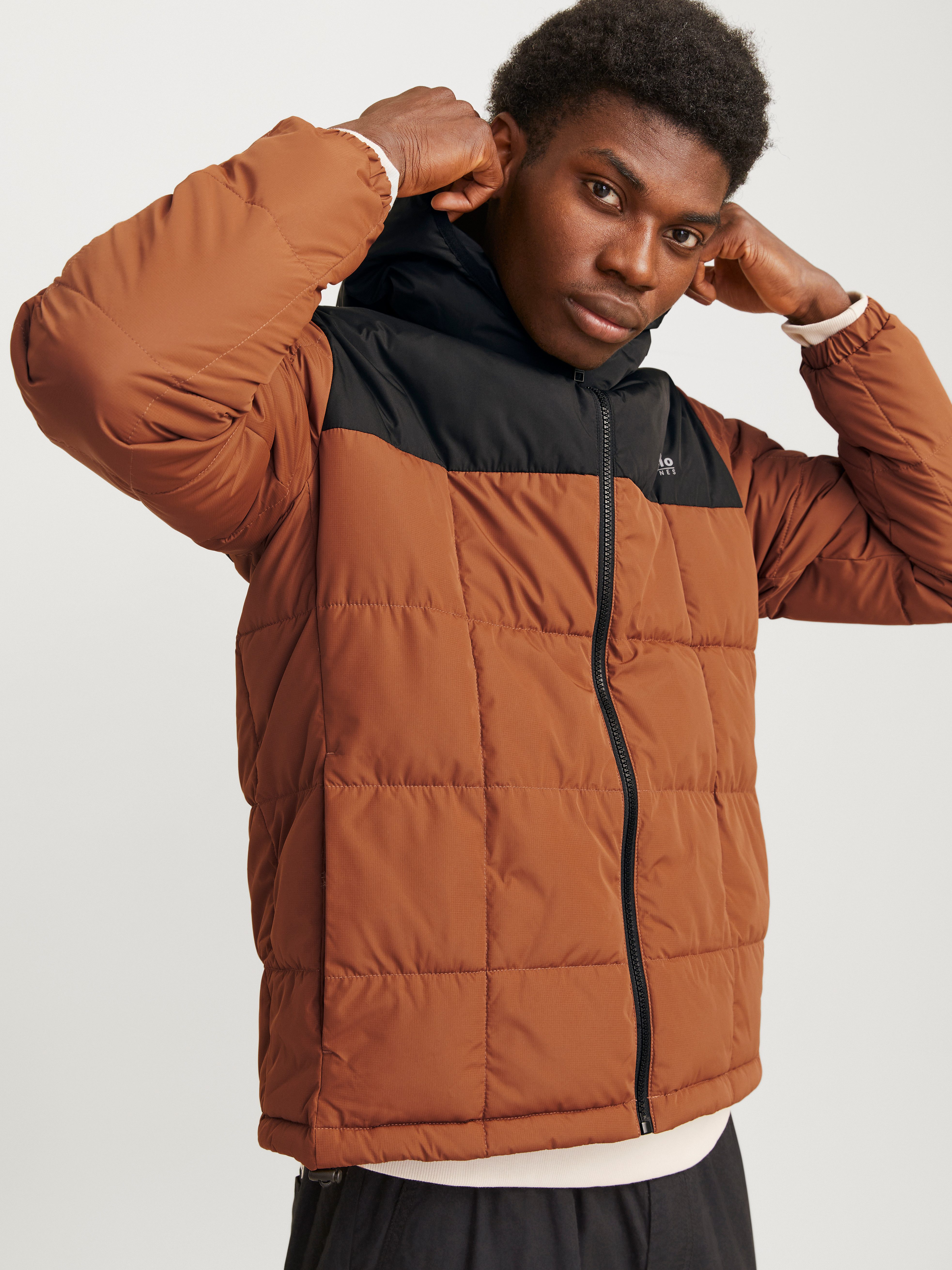 Jack & Jones Steppjacke JJBEN SQUARE HOOD JACKET günstig online kaufen