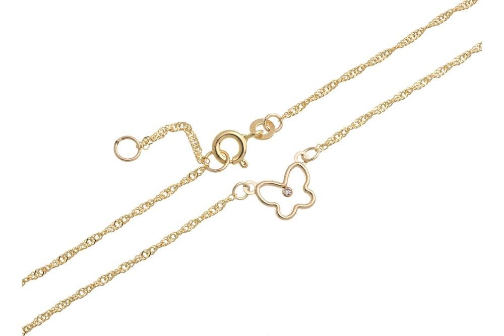 Silberkettenstore Fußkette Fußkette Singapur 1,4mm mit günstig online kaufen