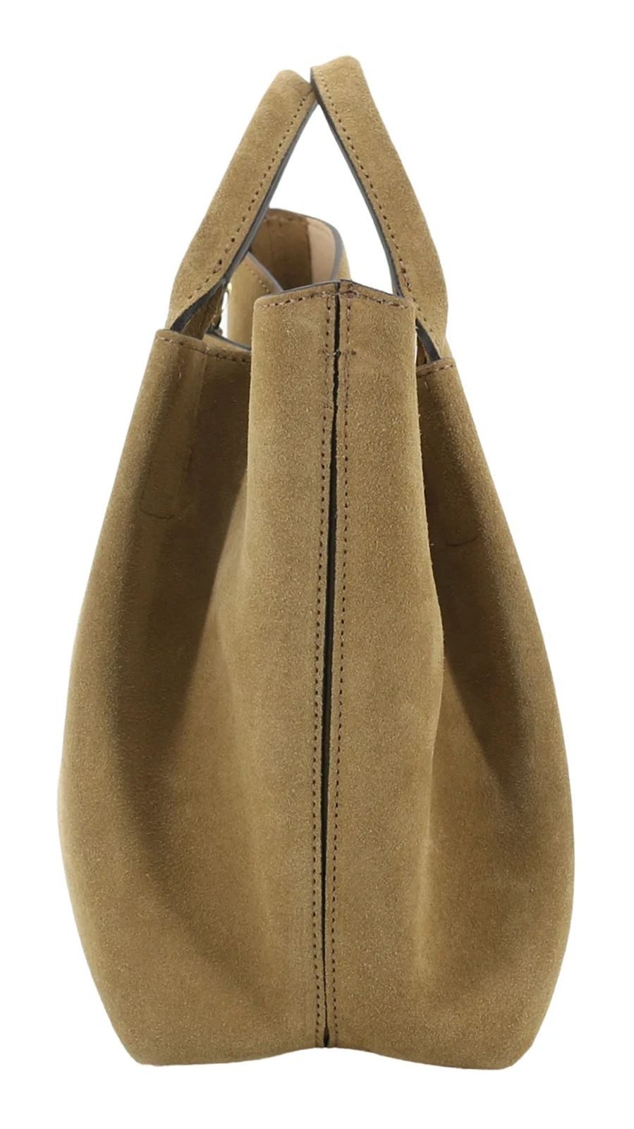 Abro Schultertasche Shopper Essential (Set, 2-tlg), aus echtem Rindsleder