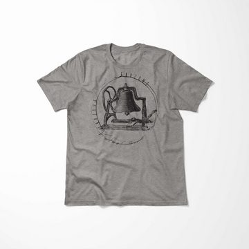 Sinus Art T-Shirt Vintage Herren T-Shirt Glocke