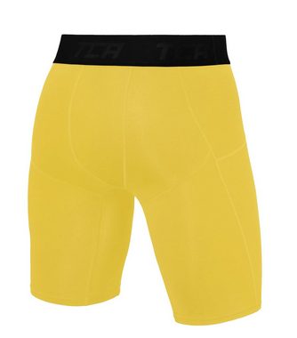 TCA Funktionsshorts TCA Jungen SuperThermal Kompressions Shorts - Gelb, 6-8 Jahre (1-tlg)