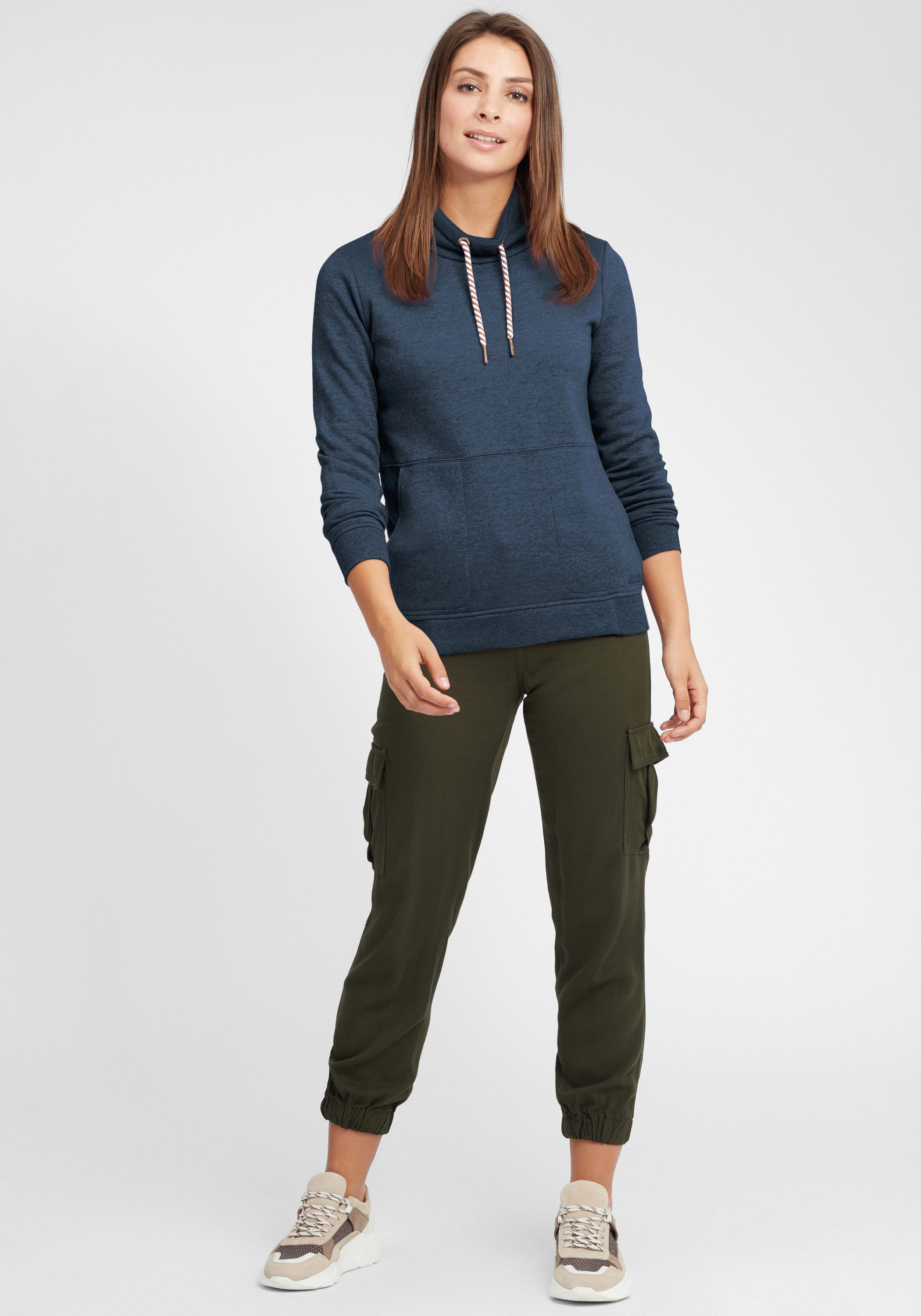 OXMO Hoodie OXVimpa Sweatpullover mit Tube-Kragen günstig online kaufen