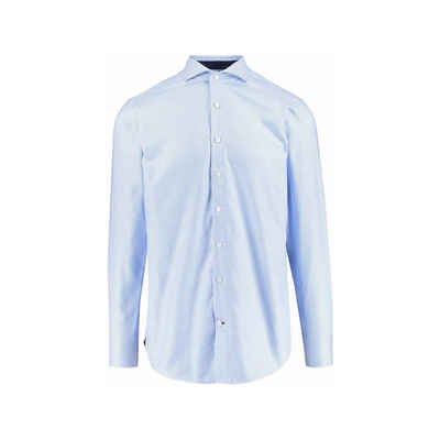 OLYMP Kurzarmhemd blau tailored fit (1-tlg., keine Angabe)